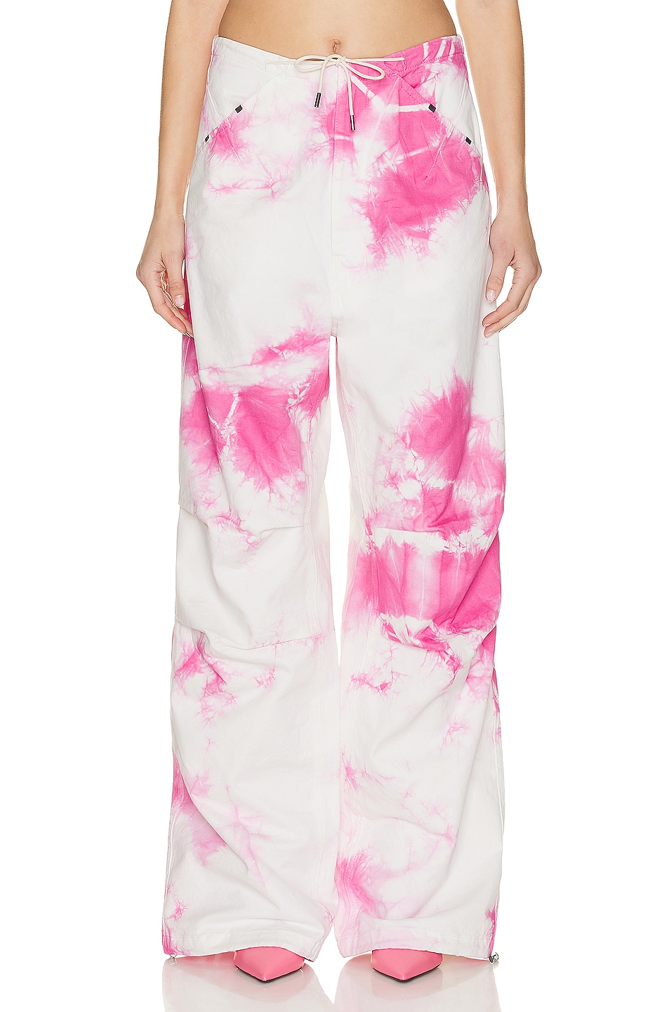 цена Брюки Darkpark Daisy Military Trouser, цвет Pink & White