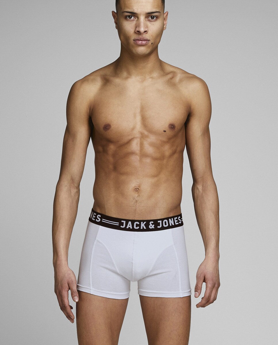 Тонкие серые мужские боксеры Jack & Jones, светло-серый тапочки енотики светло серые с серым размер 44 45