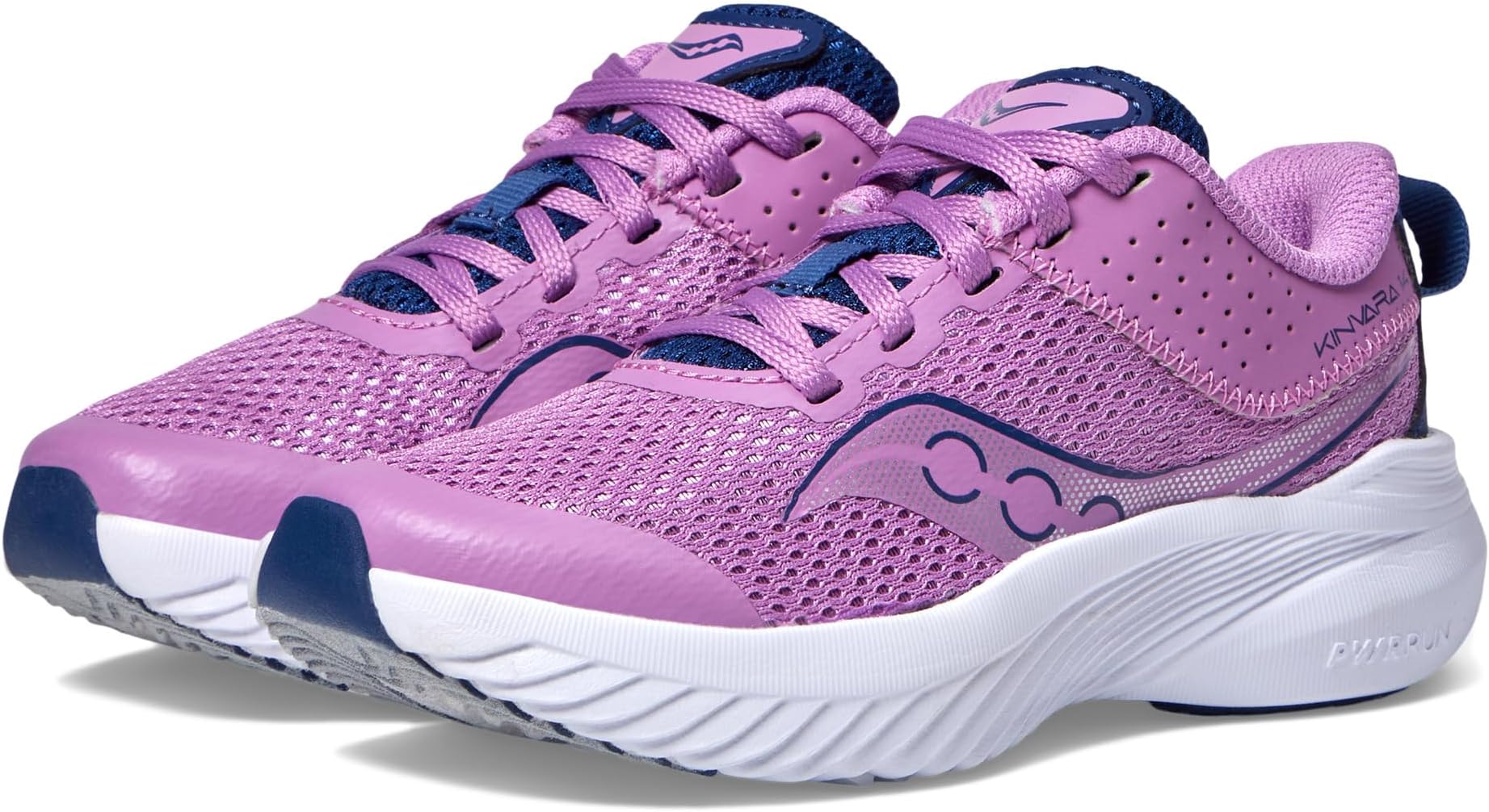 

Кроссовки Kinvara 14 LTT Saucony Kids, цвет Grape/Indigo