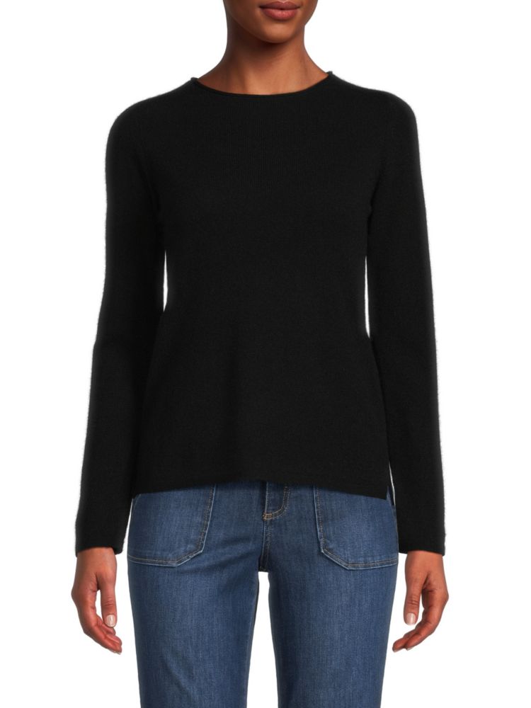 цена Свободный кашемировый свитер Sofia Cashmere, черный