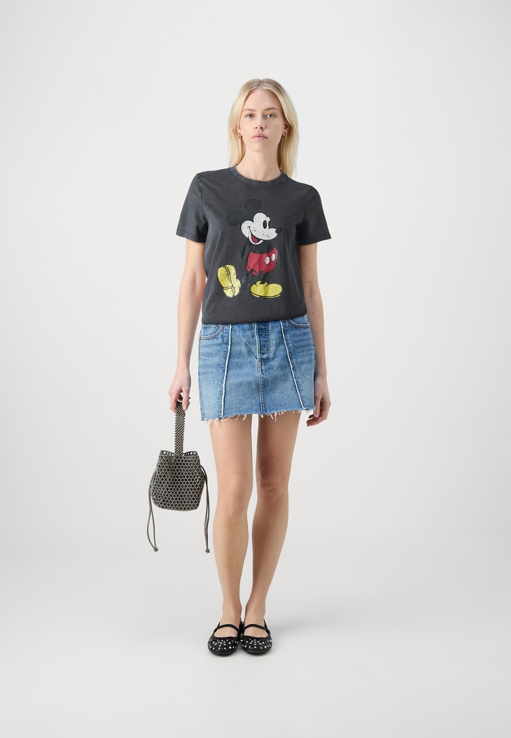 

Футболка с принтом Onlmickey Minnie ONLY, фантом