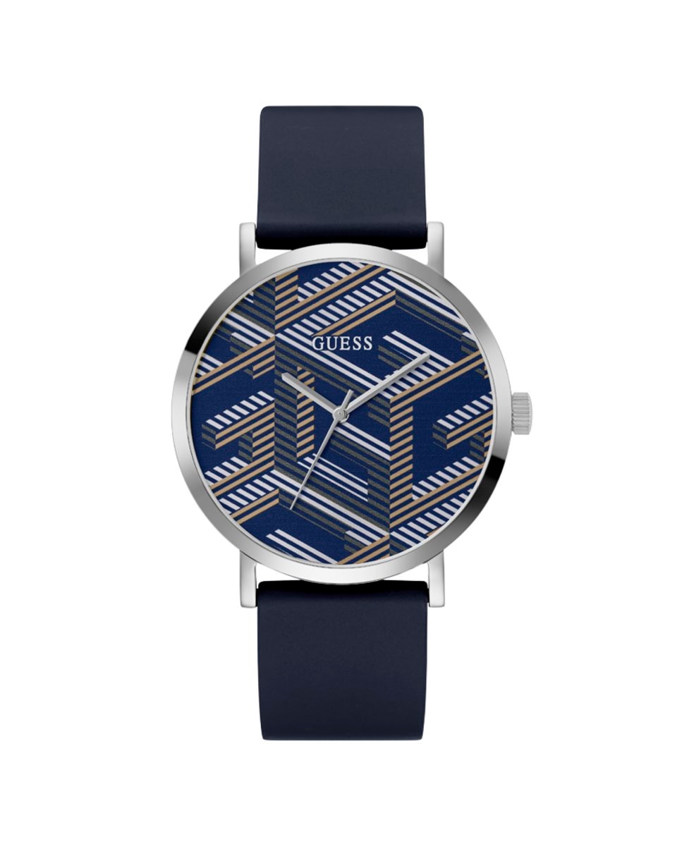Мужские часы G Bosed GW0625G1 с силиконовым ремешком и синим ремешком Guess, синий мужские часы sport man r2331px9 с силиконовым ремешком и синим ремешком lorus синий