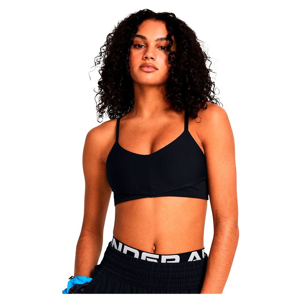 

Спортивный топ Under Armour Meridian Rib Low Support, черный