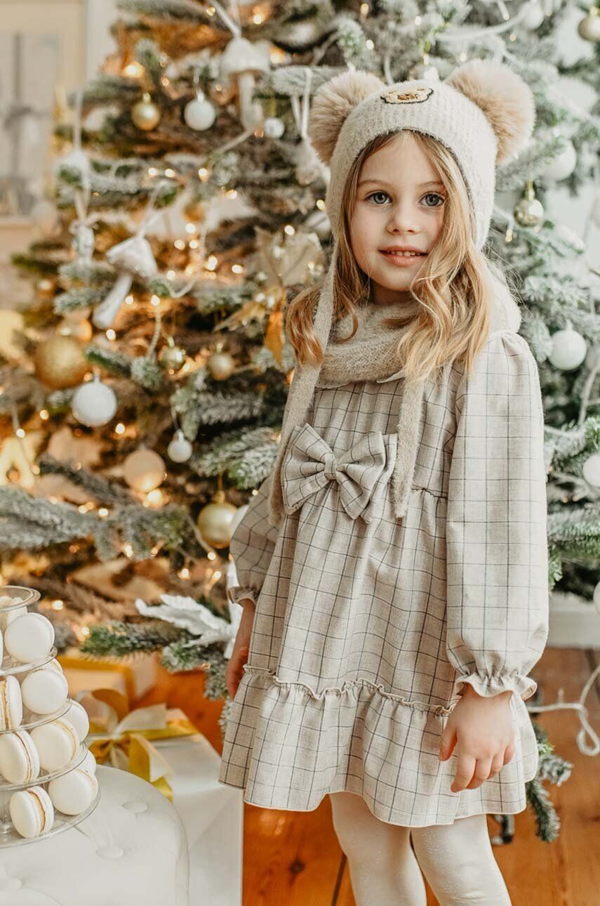 

Платье Jamiks BELITA для девочки из хлопка, бежевый
