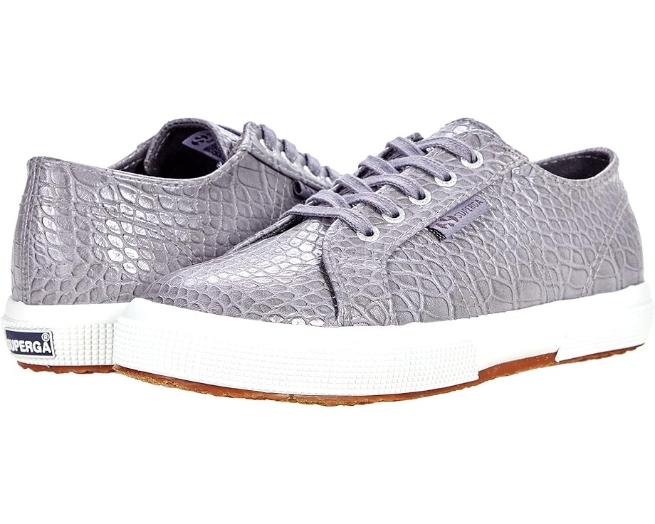 

Кроссовки Superga 2750 Snaketl, цвет Grey Croco