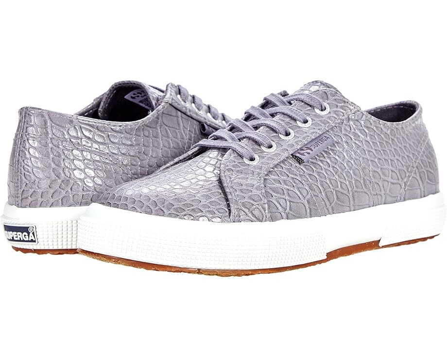 Кроссовки Superga 2750 Snaketl, цвет Grey Croco