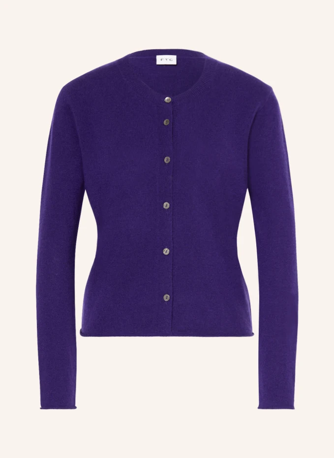 

Кашемировый кардиган Ftc Cashmere, фиолетовый