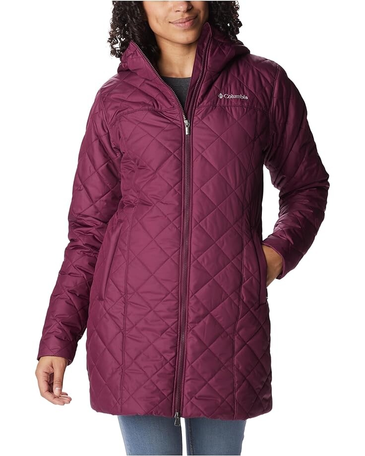 

Куртка Columbia Copper Crest Long, цвет Marionberry