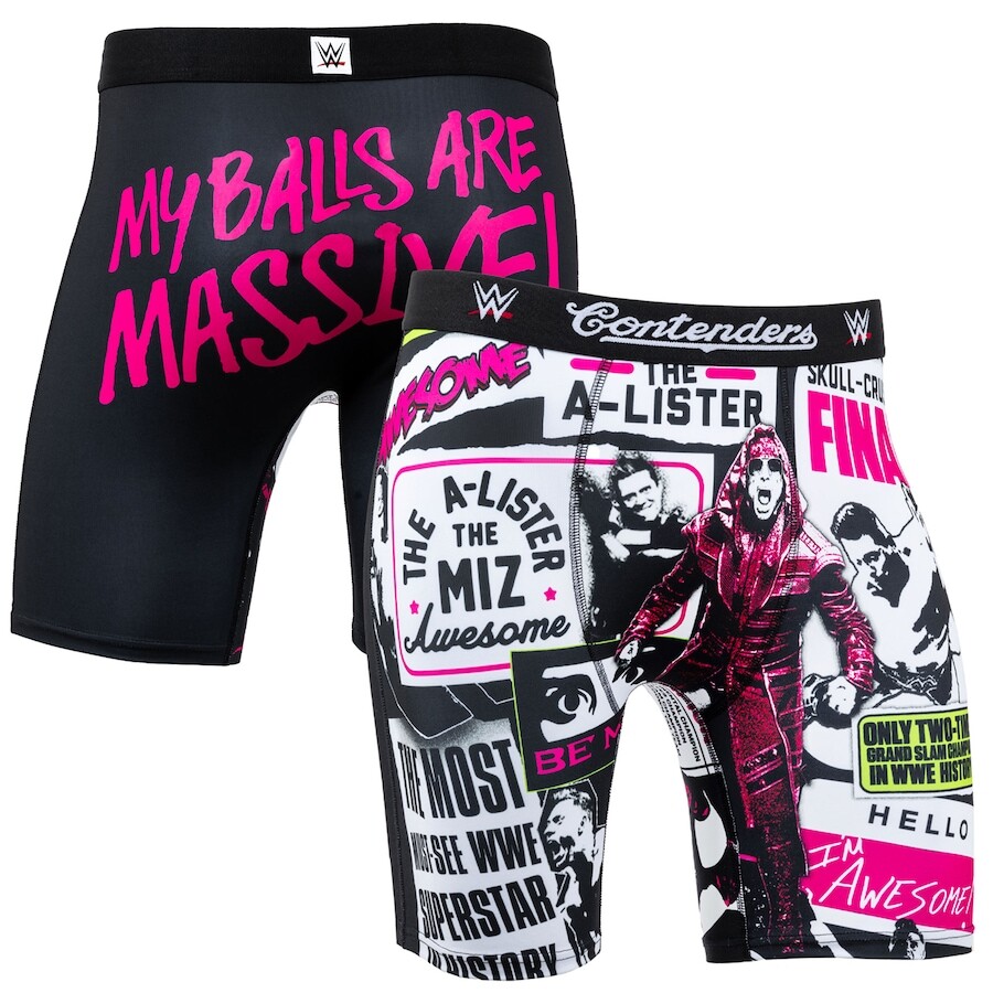 

Боксеры WWE Authentic The Miz, черный