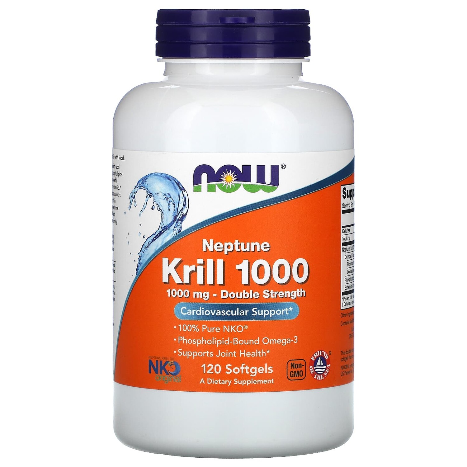 

Масло морского криля «Нептун 1000», 1000 мг, 120 мягких таблеток, NOW Foods