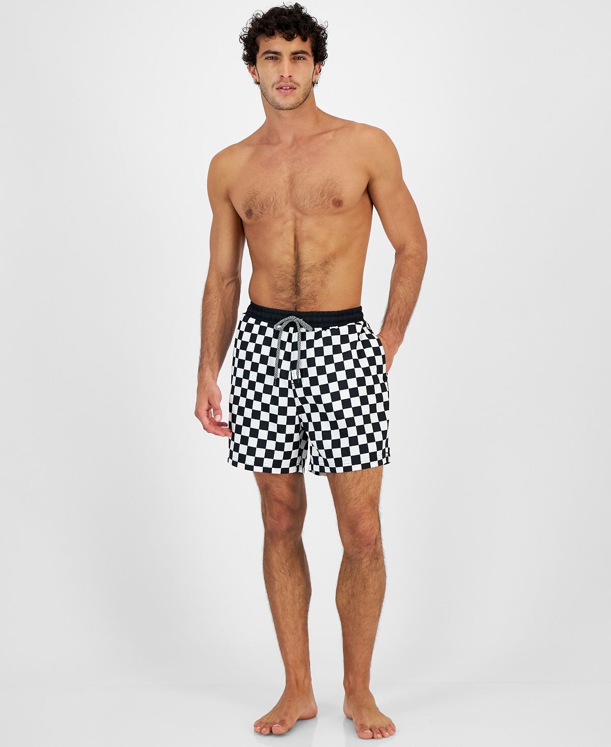 

Мужские плавки Zane Checkerboard INC 5 дюймов I.N.C. International Concepts