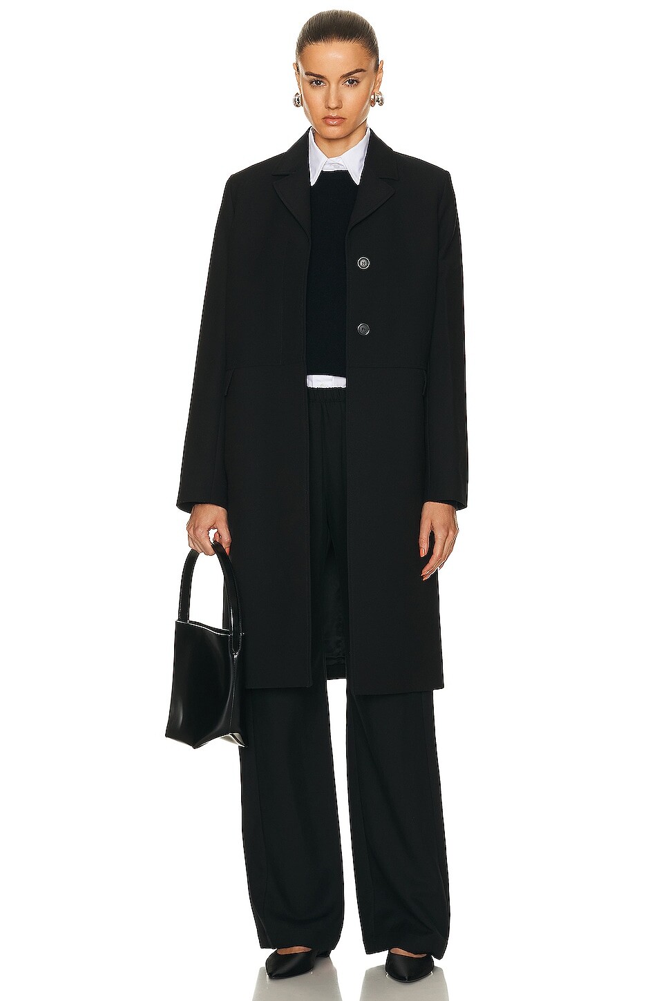 

Пальто Toteme Petite Tailored, черный