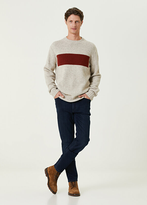 

Темно-синие джинсовые брюки roccia Zegna, Синий