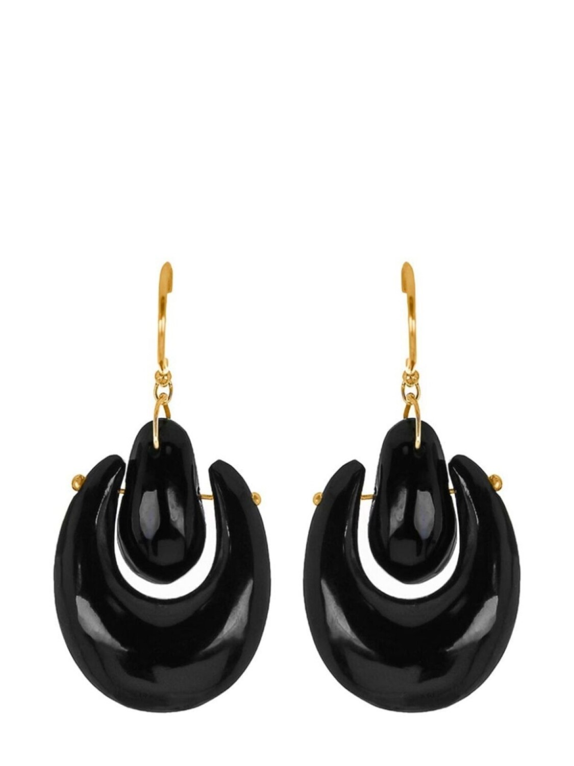

Серьги Small O'Keeffe из желтого золота с ониксом Ten Thousand Things, золотой