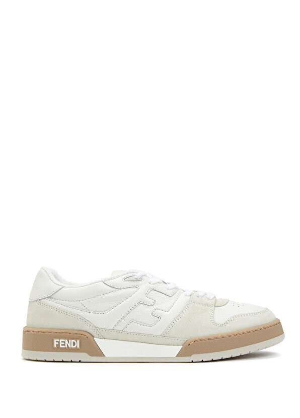 

Белые мужские кожаные кроссовки fendi match Fendi