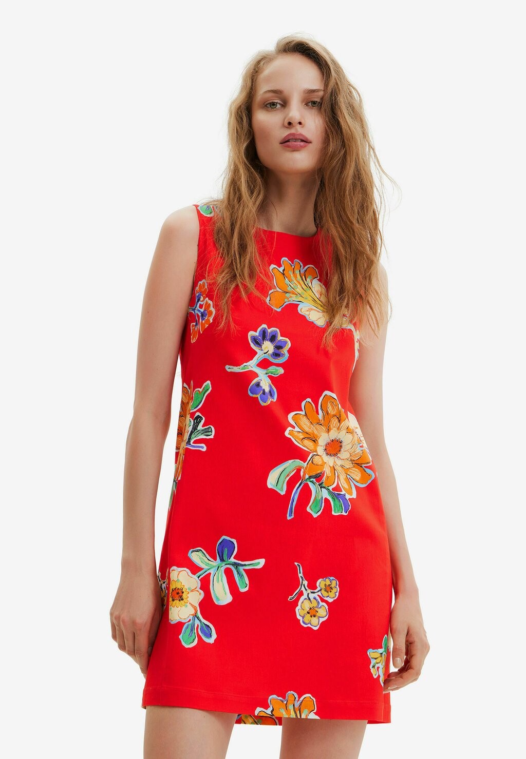 

Летнее платье Desigual, красный