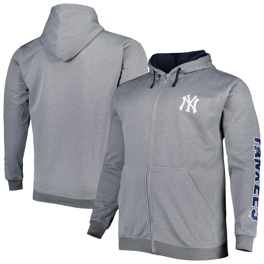 

Пуловер с капюшоном Profile New York Yankees, пепельный