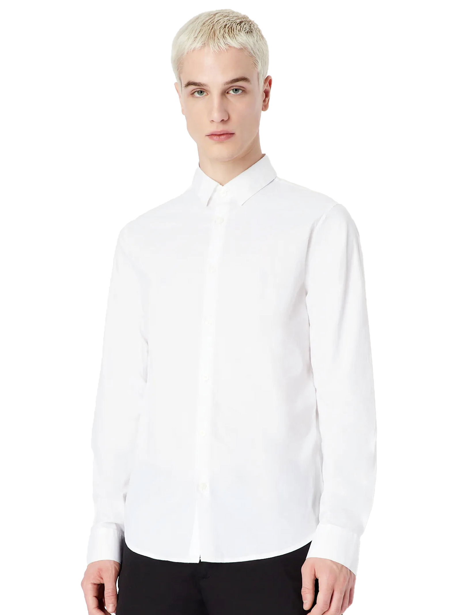 ARMANI Exchange Рубашка из поплина, белый рубашка из поплина giorgio armani синий