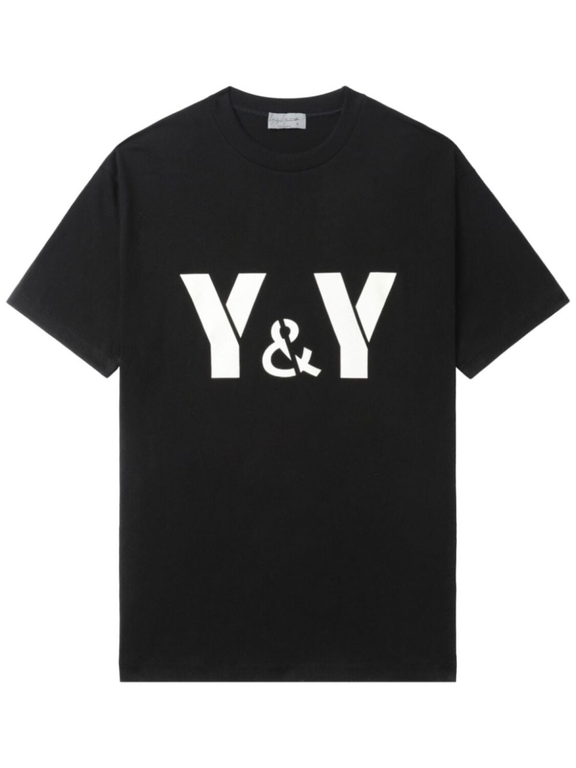 

Yohji Yamamoto футболка с логотипом, черный