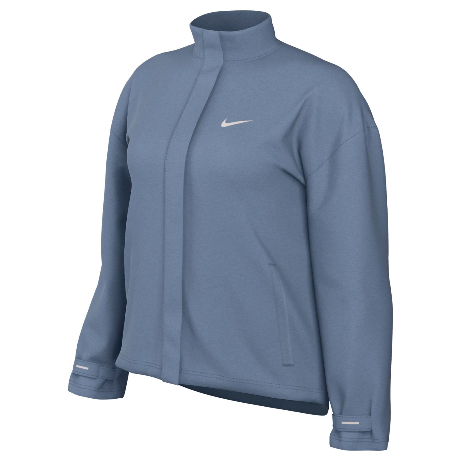 Беговая куртка Nike Women's Fast Repel, цвет Ashen Slate/Black/Reflective Silver
