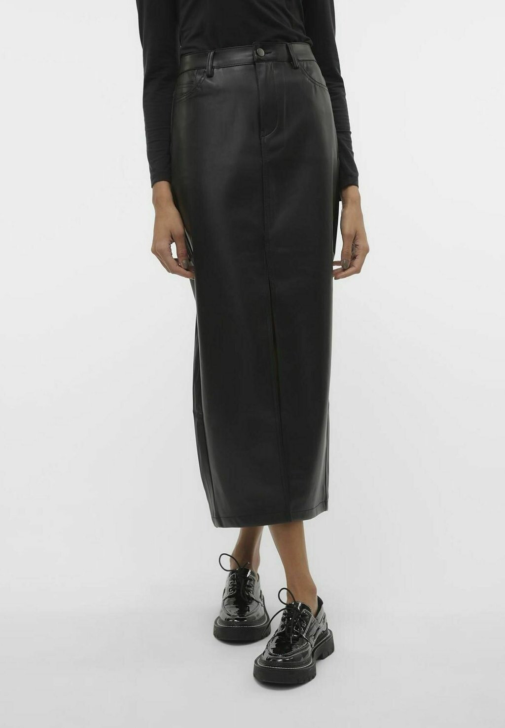 

Юбка А-силуэта VMBEVERLY HOHE TAILLE Vero Moda, цвет black