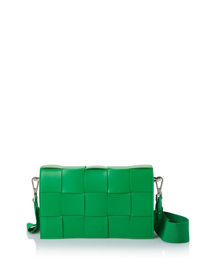 

Кассетная кожаная сумка через плечо Bottega Veneta