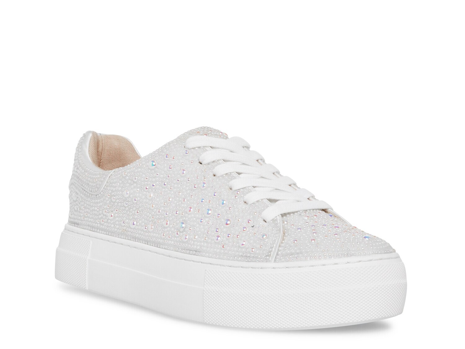

Кроссовки на платформе Betsey Johnson Suton Highwall Bling, белый