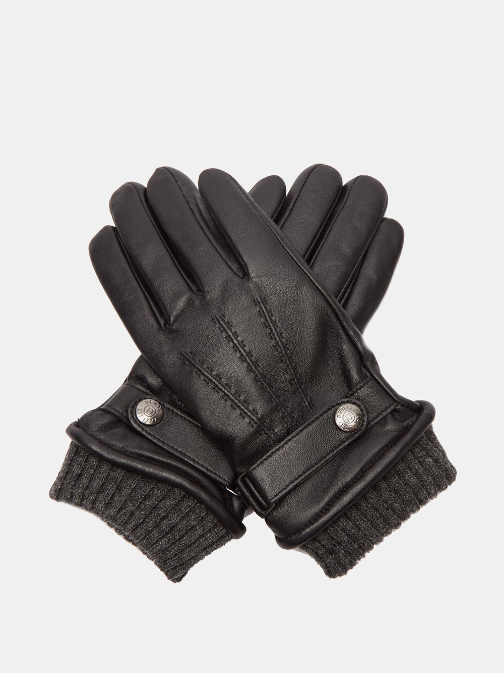 Кожаные перчатки henley, совместимые с сенсорным экраном Dents, черный черные кожаные перчатки с сенсорным экраном и манжетой борг asos