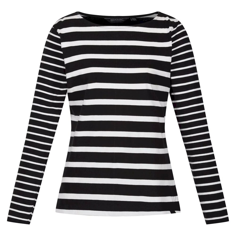 

Футболка с длинным рукавом Regatta Farida Striped, черный