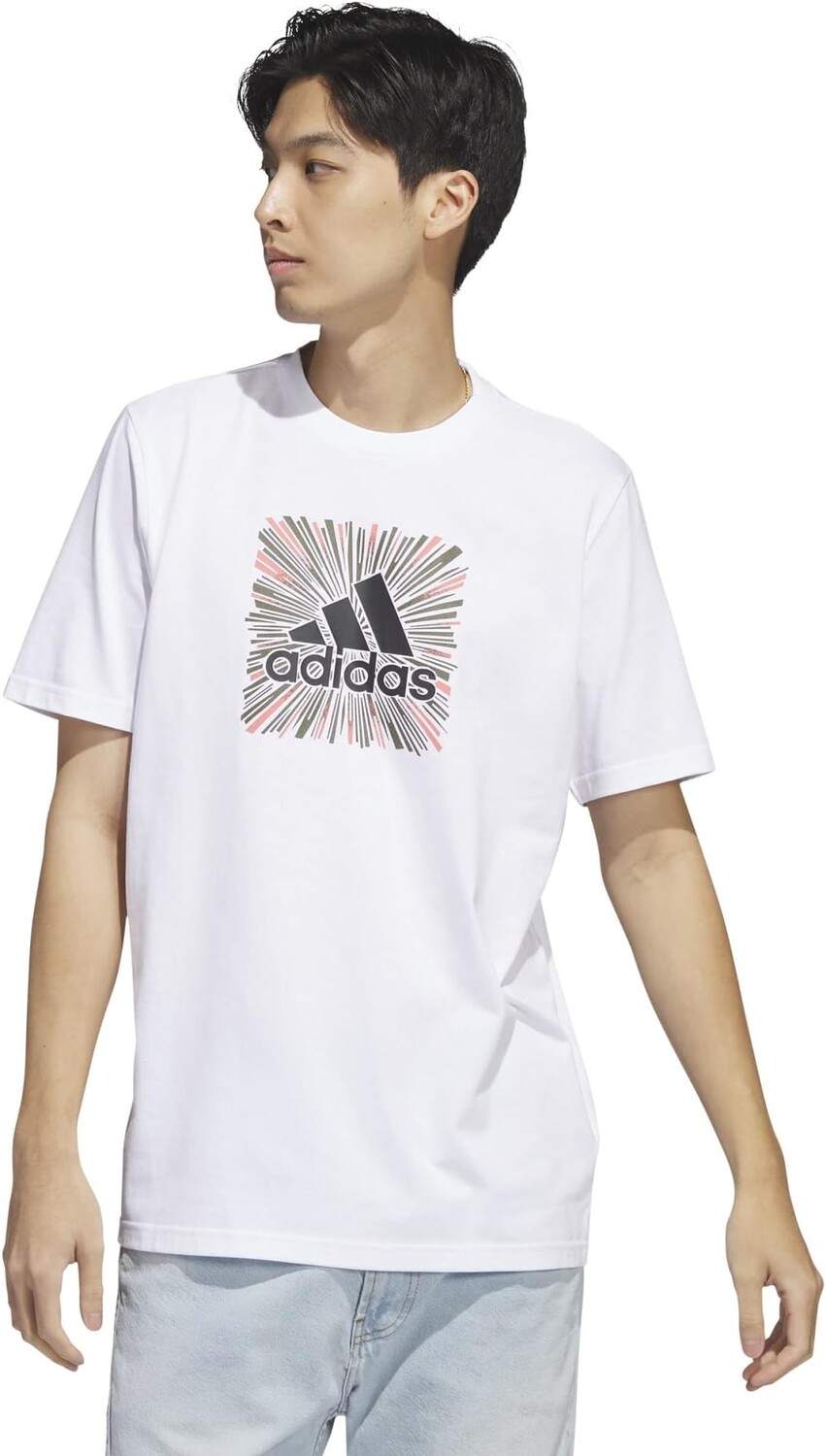 

Футболка с короткими рукавами Optimist Sport adidas, белый