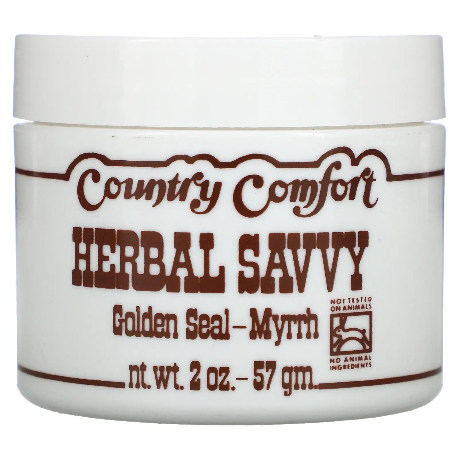 Country Comfort Herbal Savvy гидрастис и мирра 2 унции (57 г) окопник country comfort herbal savvy алоэ вера 28 г