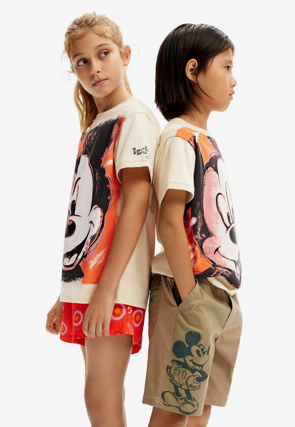 

Футболка с принтом MICKEY MOUSE T-SHIRT Desigual, цвет beige