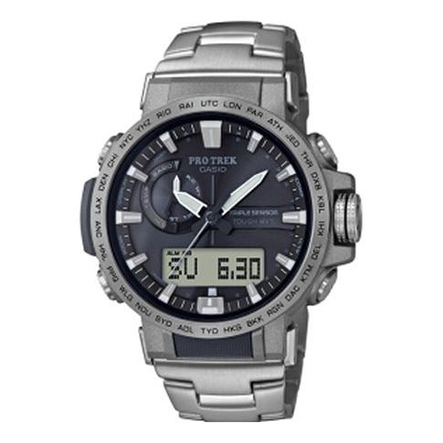 

Часы CASIO Waterproof Sports Solar Powered Shockproof Mens Gray Analog, серый