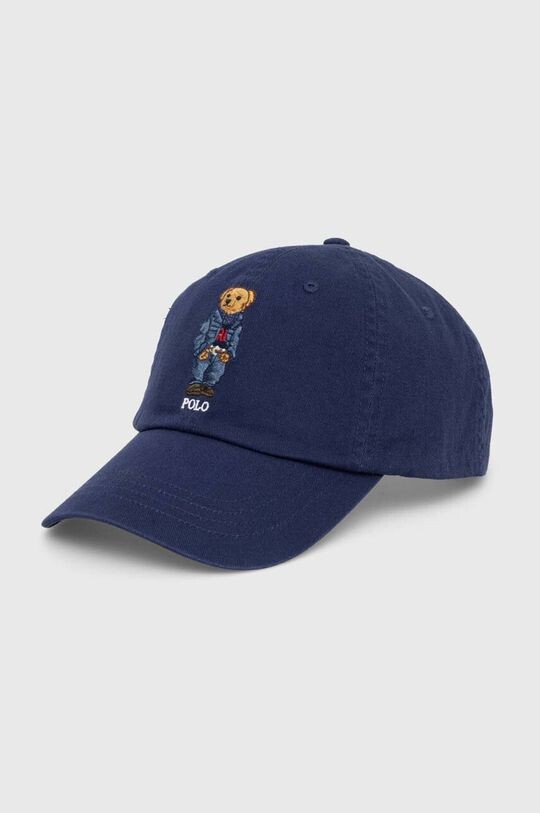 

Хлопковая бейсболка Polo Ralph Lauren, темно-синий