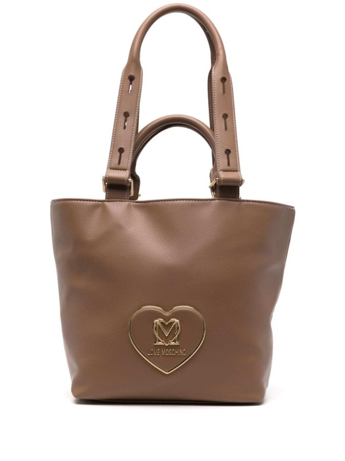

Love Moschino сумка-тоут с логотипом, нейтральный цвет