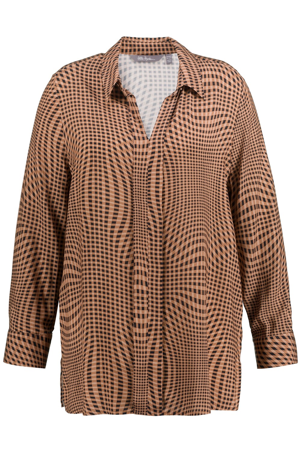 

Блуза Ulla Popken, цвет cognac sand