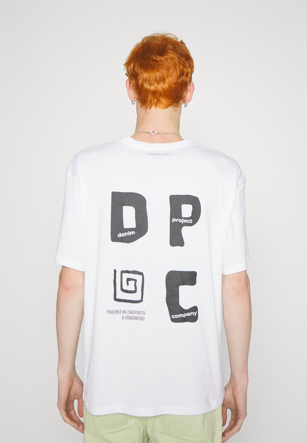 

Футболка с принтом Denim Project, белый