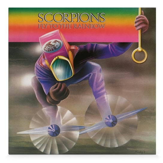 scorpions – fly to the rainbow violet transparent vinyl Виниловая пластинка Scorpions - Fly To The Rainbow (Remastered 2023) (transparentny фиолетовый винил)