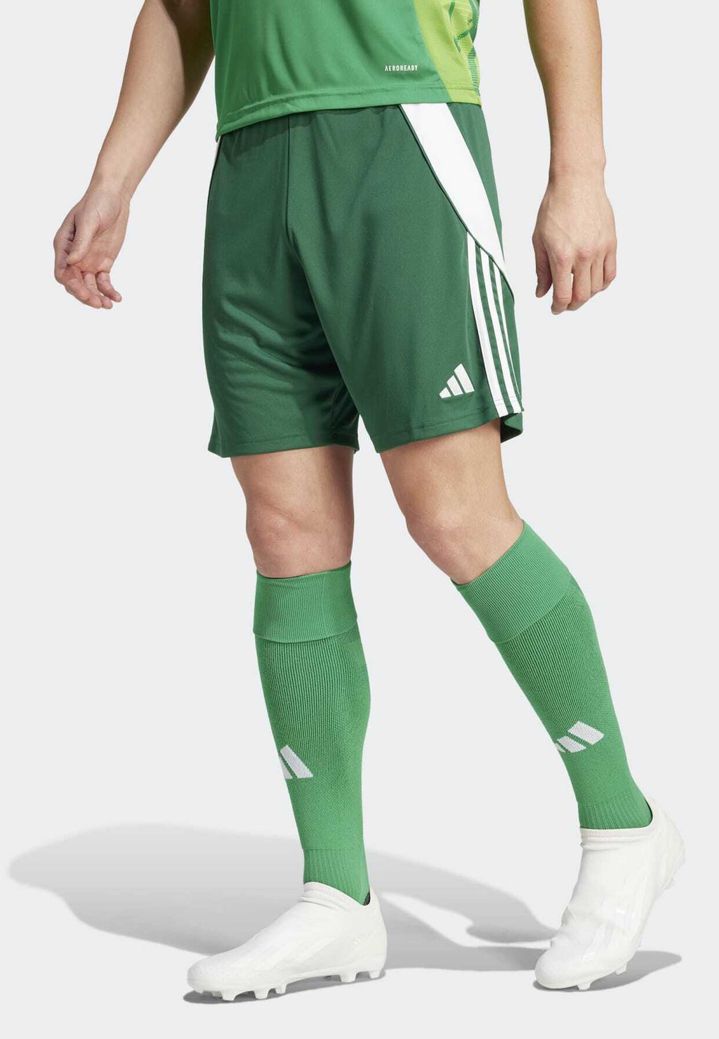 Спортивные шорты TIRO24 SHORT adidas Performance, цвет team dark green/white