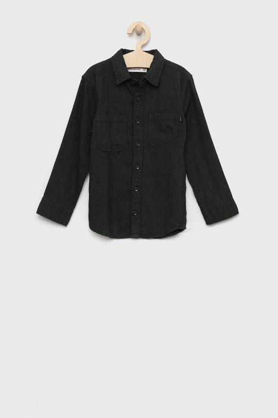 

Детская хлопковая рубашка Abercrombie & Fitch, зеленый