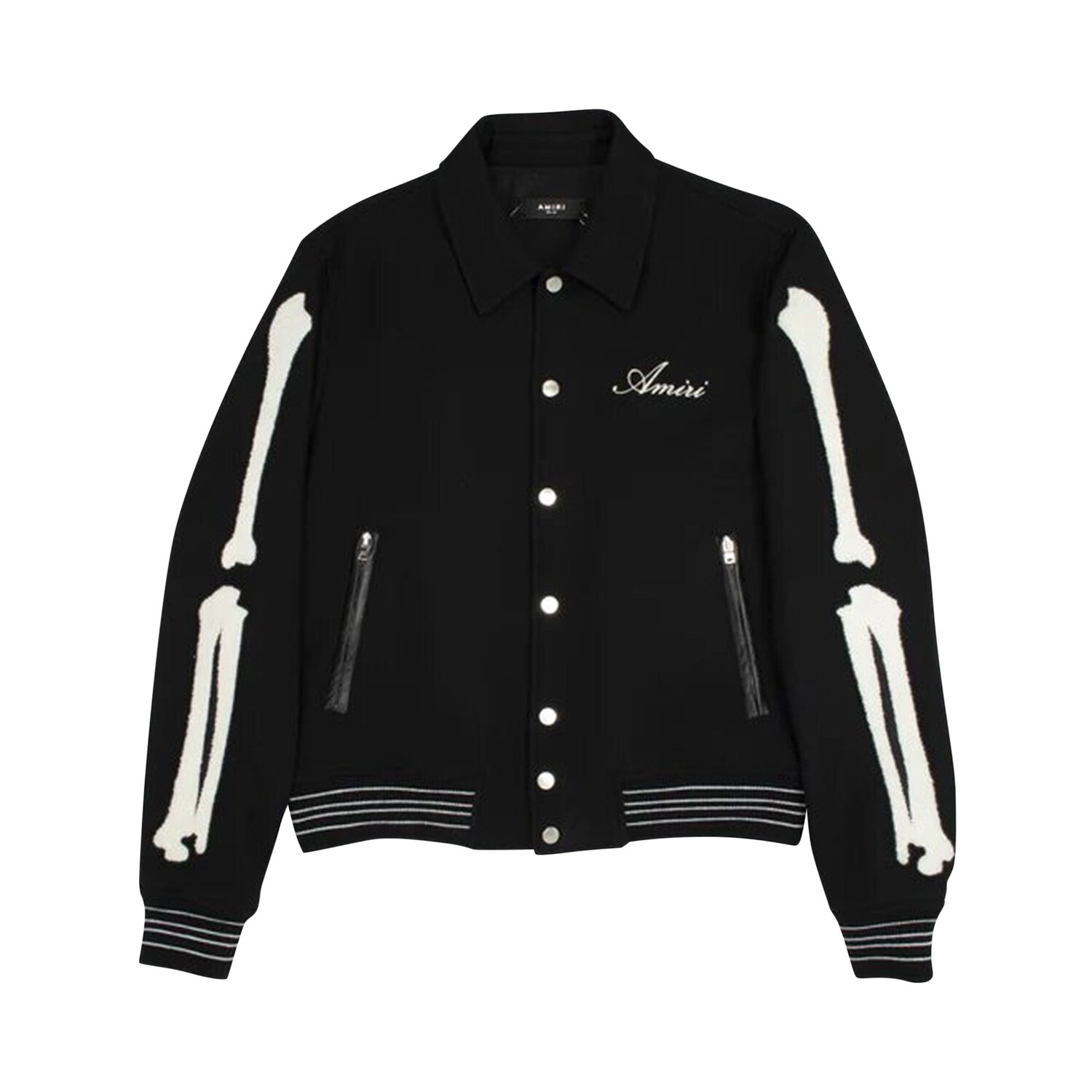 

Университетская куртка Amiri Bones, цвет Черный