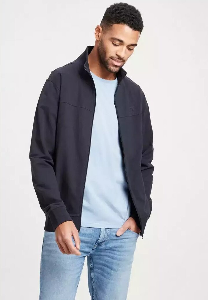 

Толстовка на молнии Cross Jeans, темно-синий