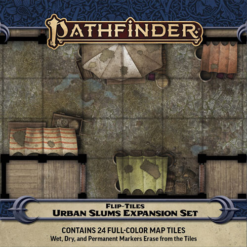 

Ролевая игра Paizo Publishing Pathfinder RPG: Flip-Tiles - Urban Slums Expansion