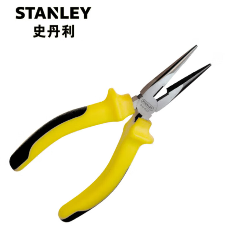 Плоскогубцы Stanley с двухцветной ручкой иглогубцы, 6 дюймов 84-402-23