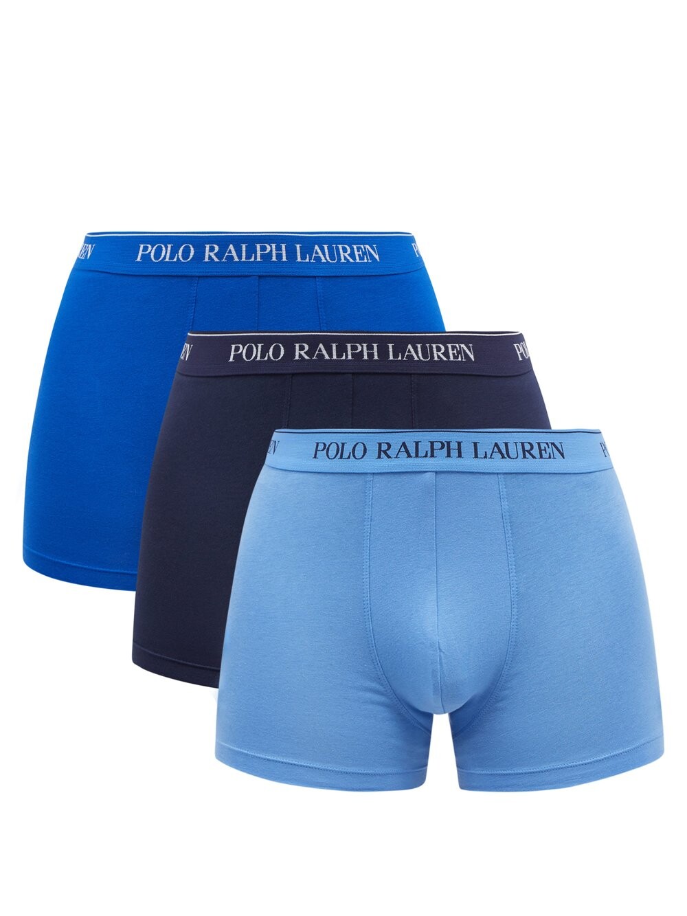 

Набор из трех трусов-боксеров с жаккардовым логотипом. Polo Ralph Lauren, синий
