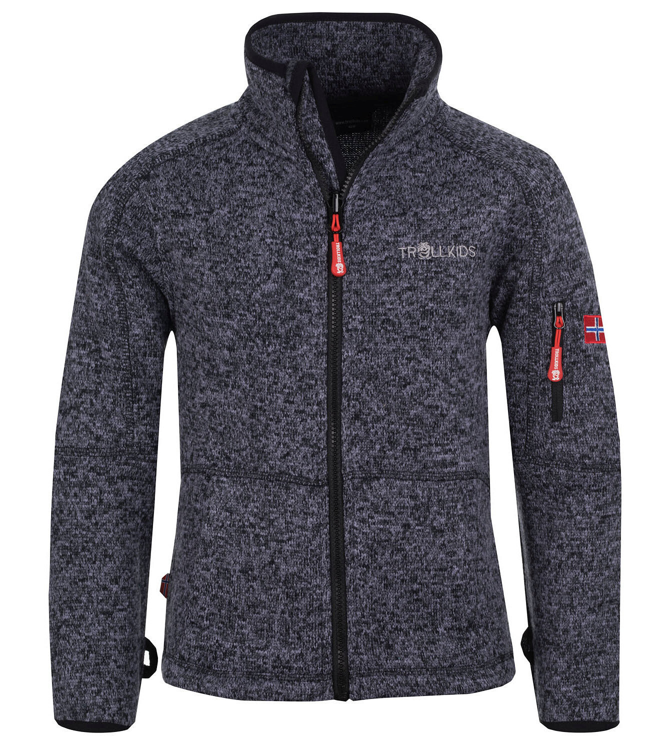 

Флисовая куртка Trollkids Fleece Jacke Jondalen, черный
