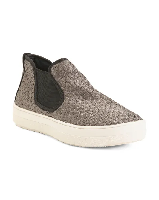 

Кожаные кроссовки Mid Axis Web Comfort Bernie Mev, цвет Gunmetal