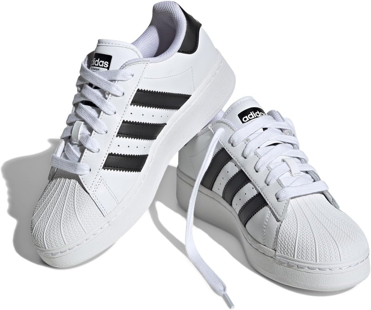 

Кроссовки Superstar XLG adidas, цвет White/Black/White, Белый