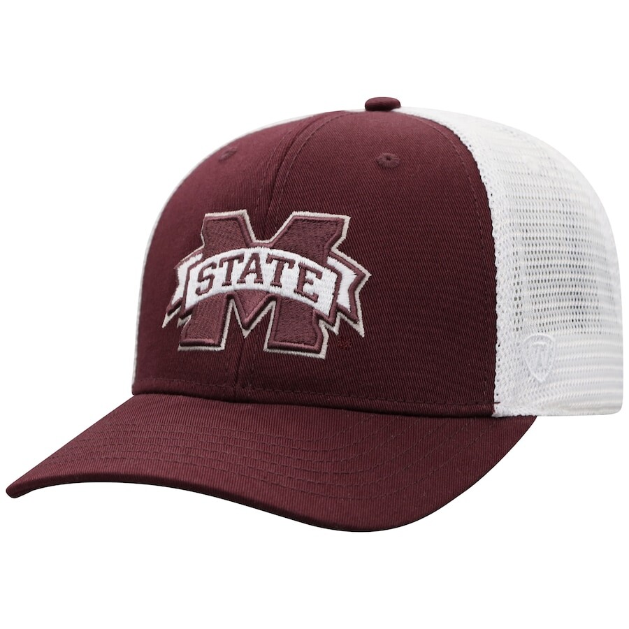 

Бейсболка Top of the World Mississippi State Bulldogs, бордовый