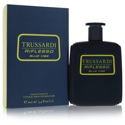 Мужская туалетная вода Trussardi Riflesso Blue Vibe Trussardi EDT Spray 3.4oz 100ml